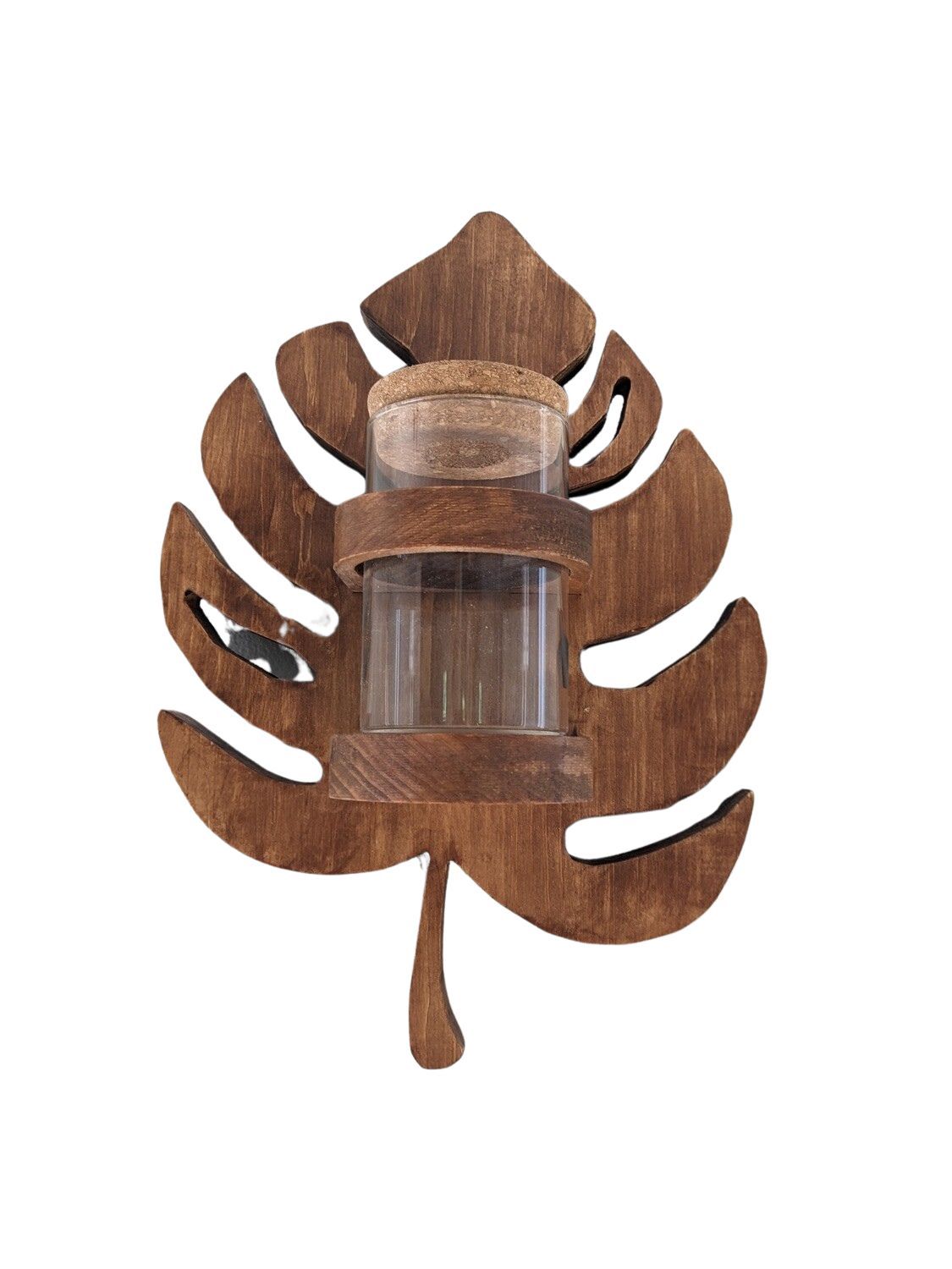 Hanging Wooden Leaf Propagation Station