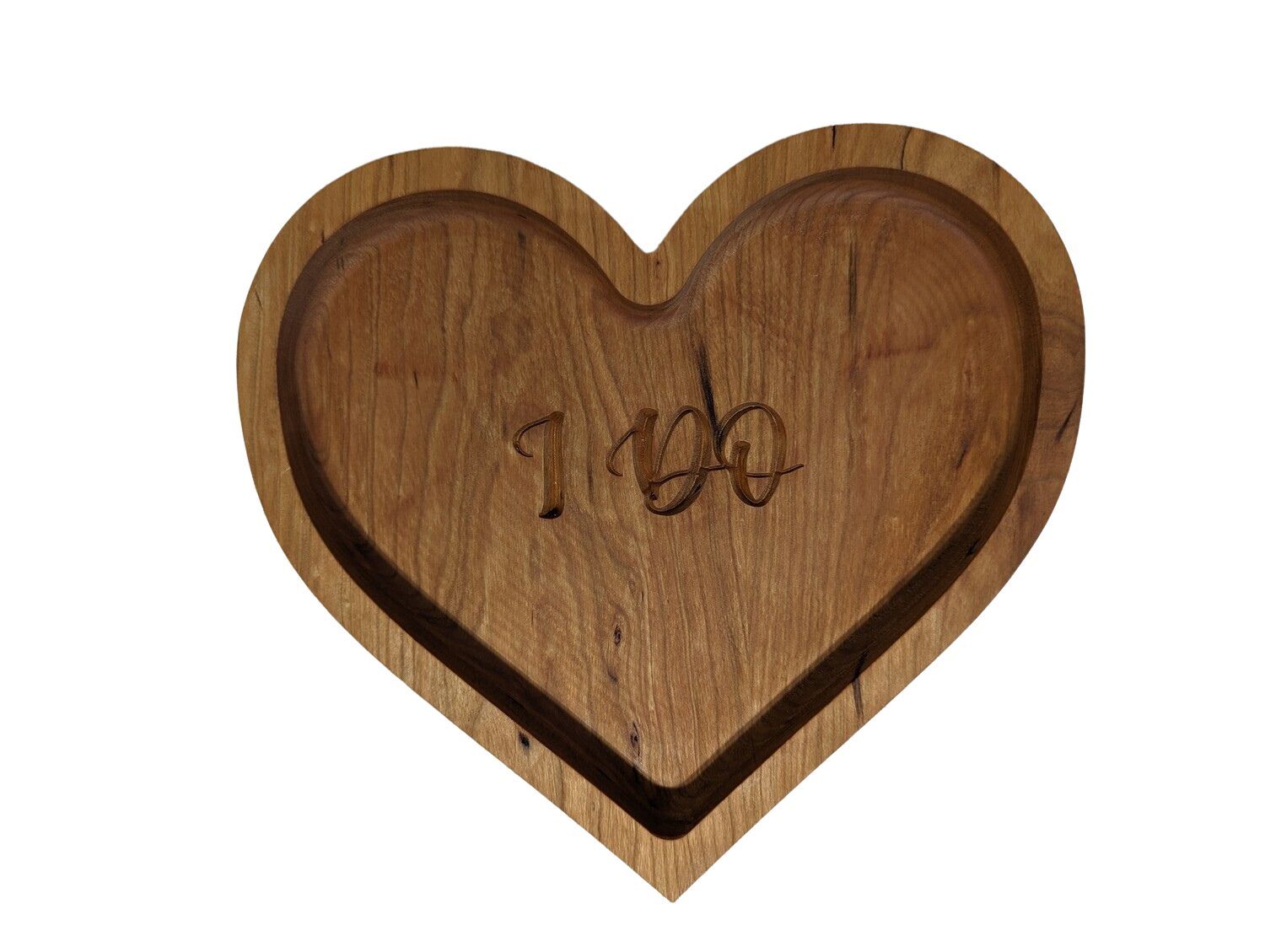 Heart Tray with Engraved Design