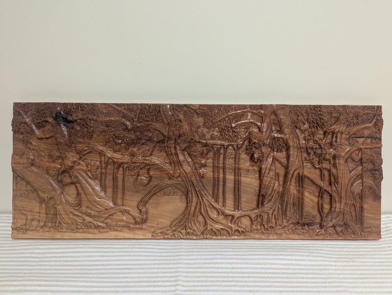 3D forest wall art