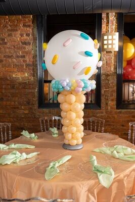 Ice Cream Cone Balloon Centerpiece
