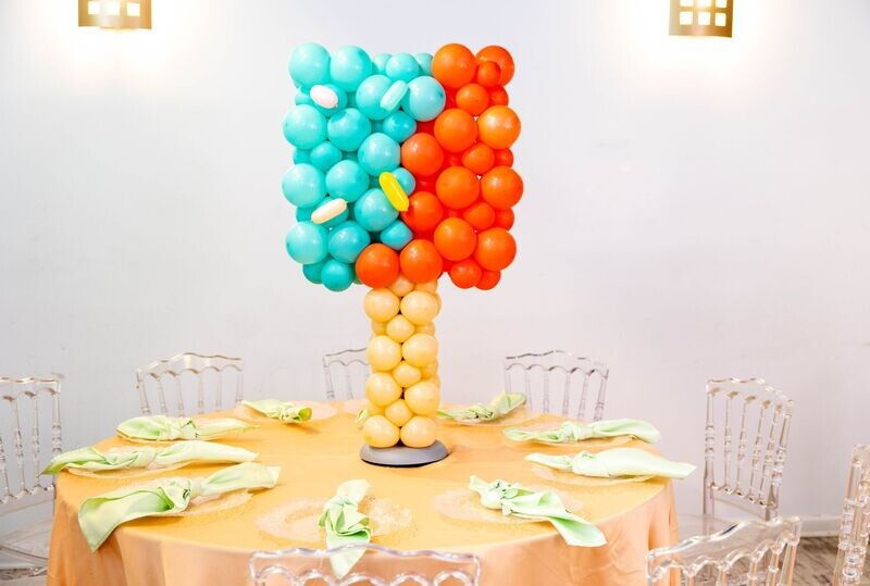 Popsicle Balloon Centerpiece