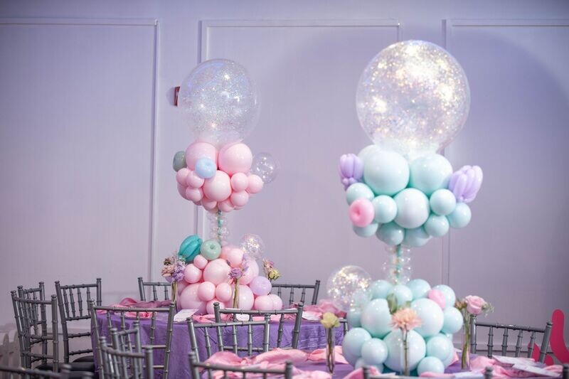 Confetti Bobo Balloon Centerpiece