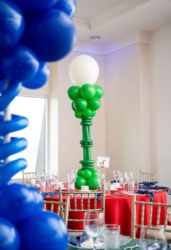 Light Post Balloon Centerpiece