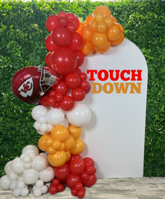 KC Ready to Party Backdrop and Balloons