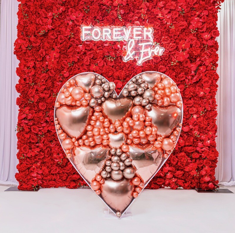 4' HEART MOSAIC