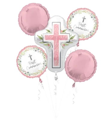 Bouquet My First Communion Pink