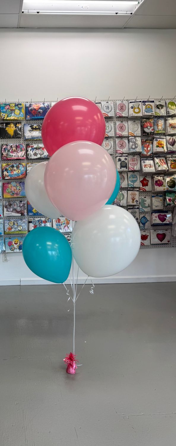 (6) HALF Dozen of Balloons MIXED