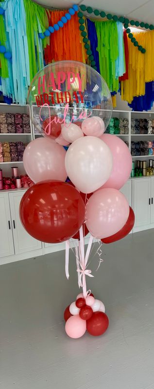 Clear Balloon Luxe Bouquet