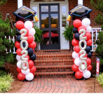 Graduation Columns Set of 2 Graduation Columns Set of 2
