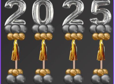 Graduation Columns Set of 4