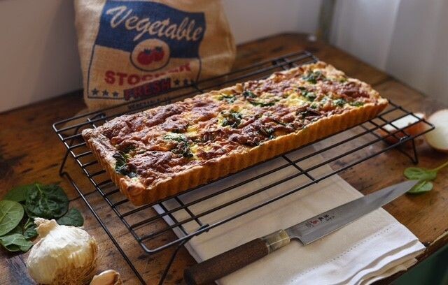 Bacon, Spinach & Feta French Tart