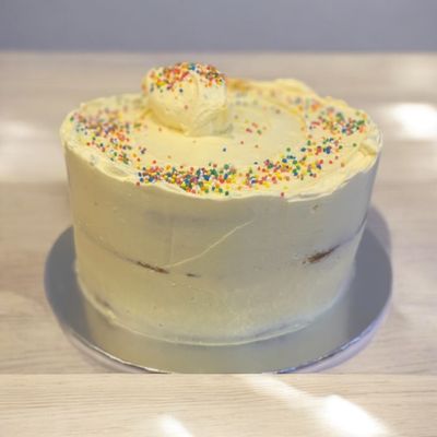 Vegan GF Vanilla Cake