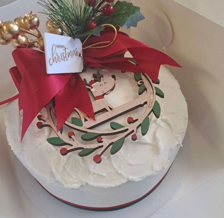 Christmas Fruit Cake (Round Fruit Cakes)