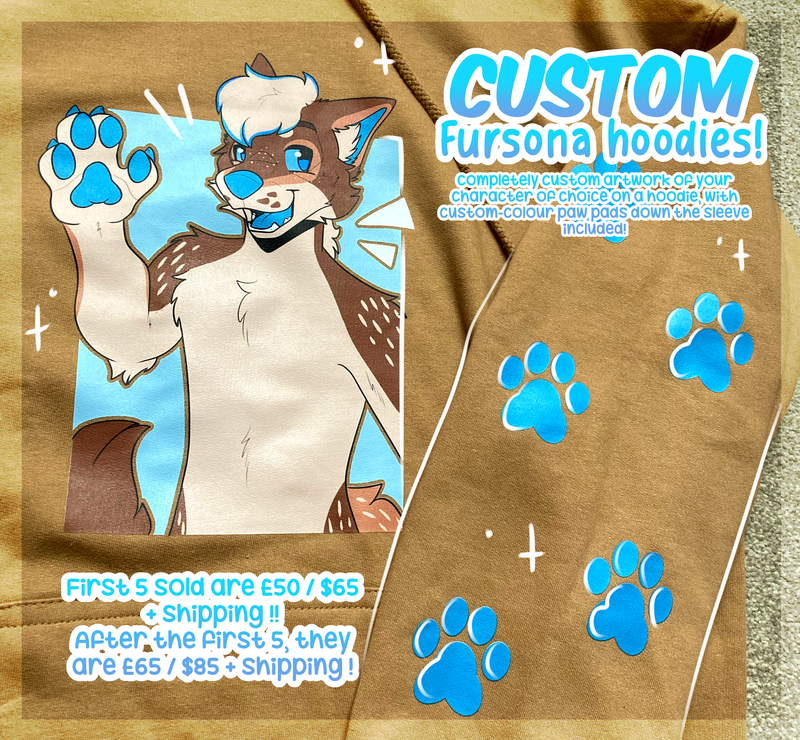 Custom Fursona Hoodies