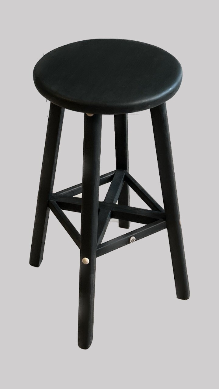 Hög pall Svart