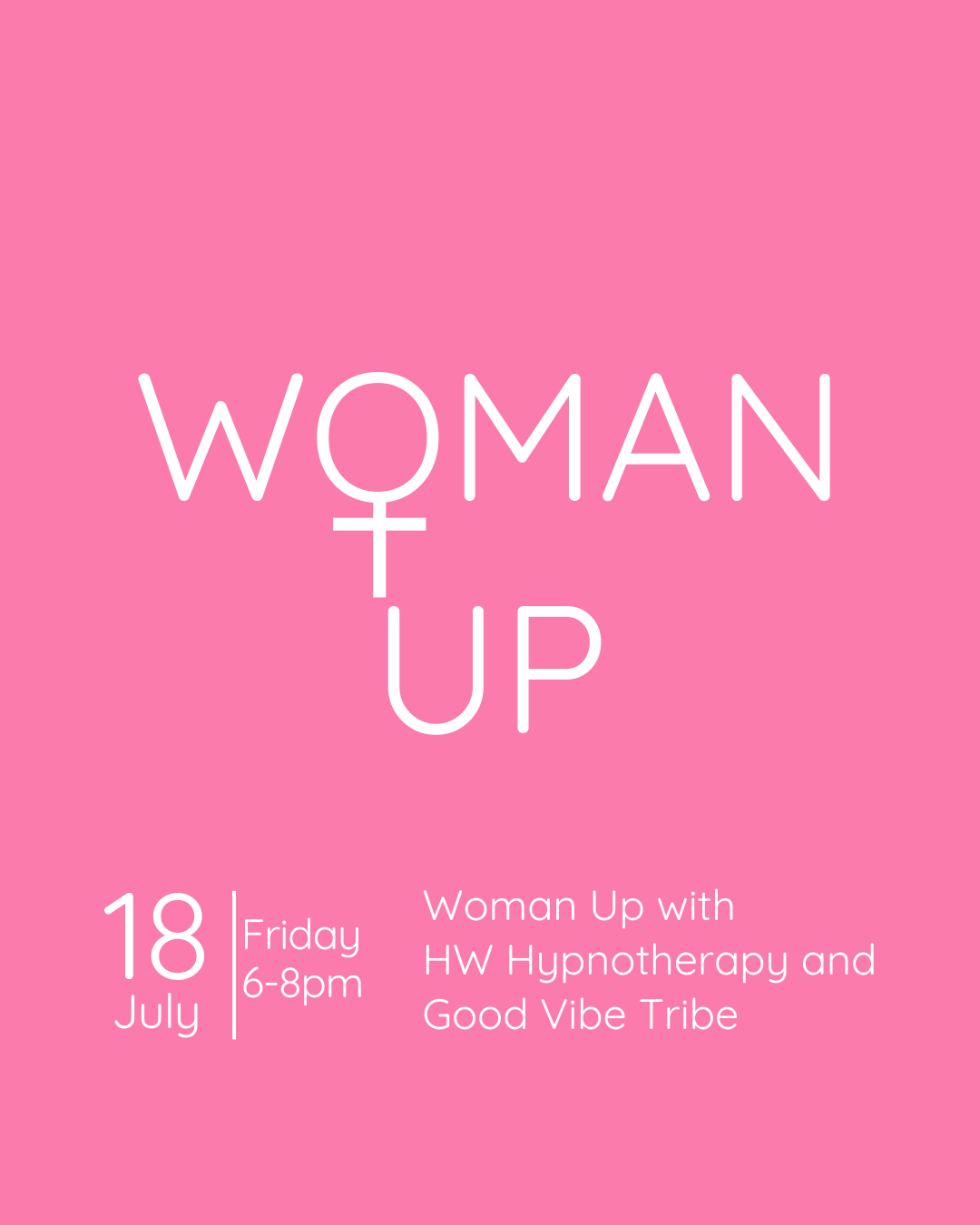 Woman Up event tickets