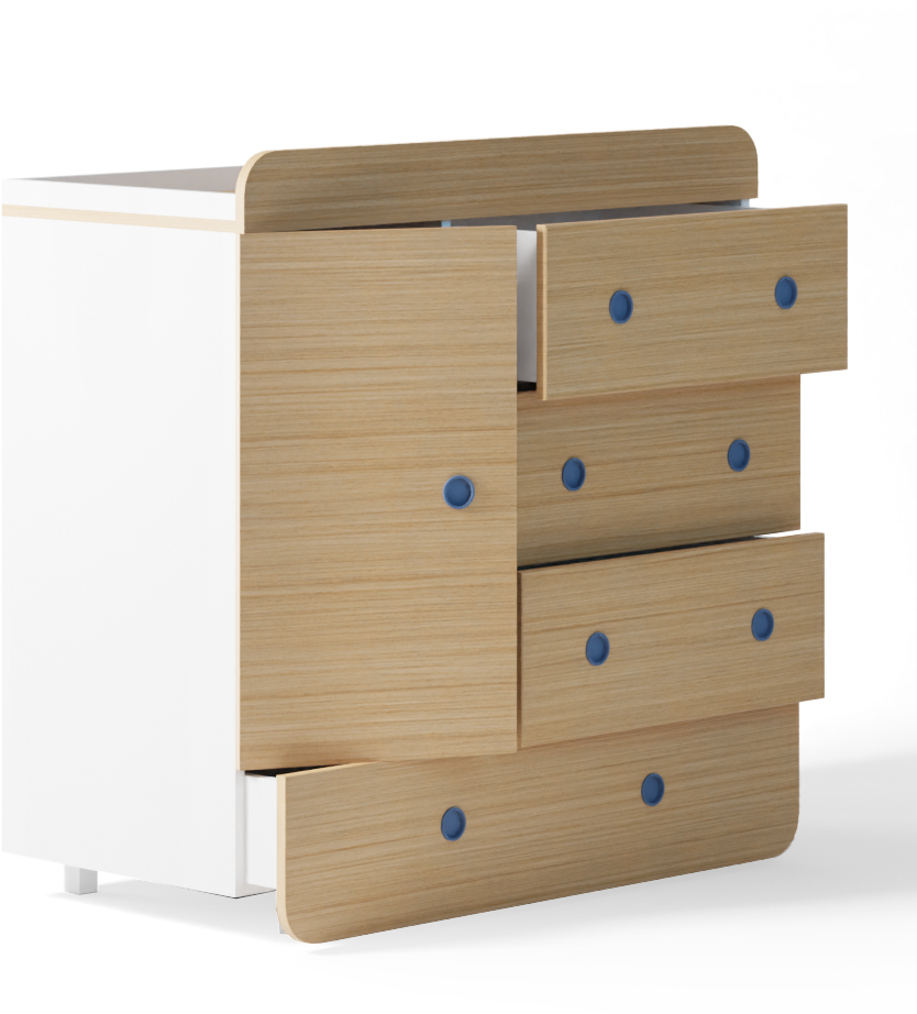 Commode AZERTY - Base Acacia