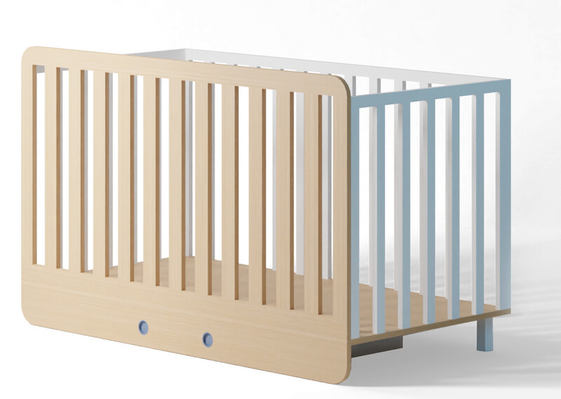 Lit bébé AZERTY - Base Acacia