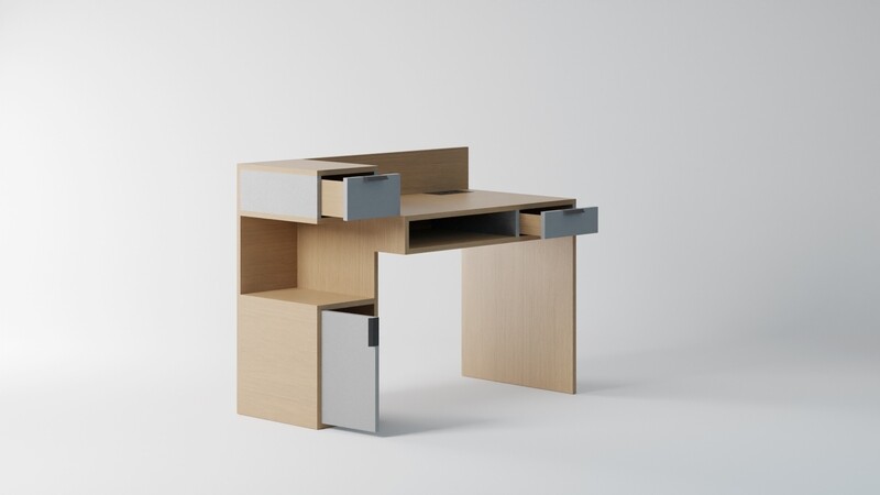 Bureau CUBISMA - Option Old Linden