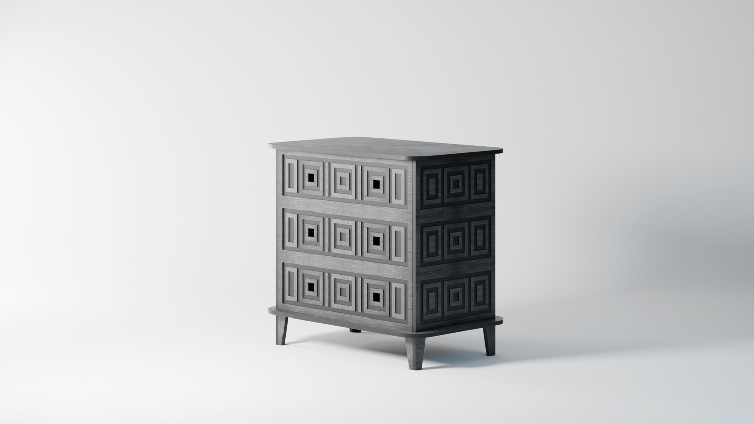 Commode NEOANTIQ - Model Greec - Chêne Vintage