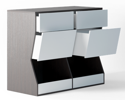 Commode SATELYT - Base Feutres Commode SATELYT - Base Feutres