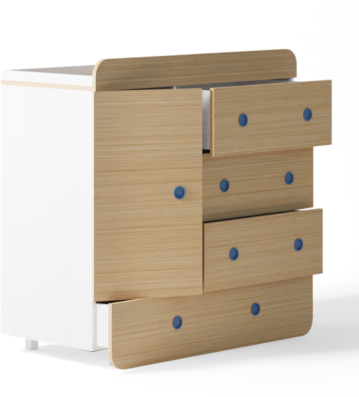 Commode AZERTY - Base Acacia Commode AZERTY - Base Acacia