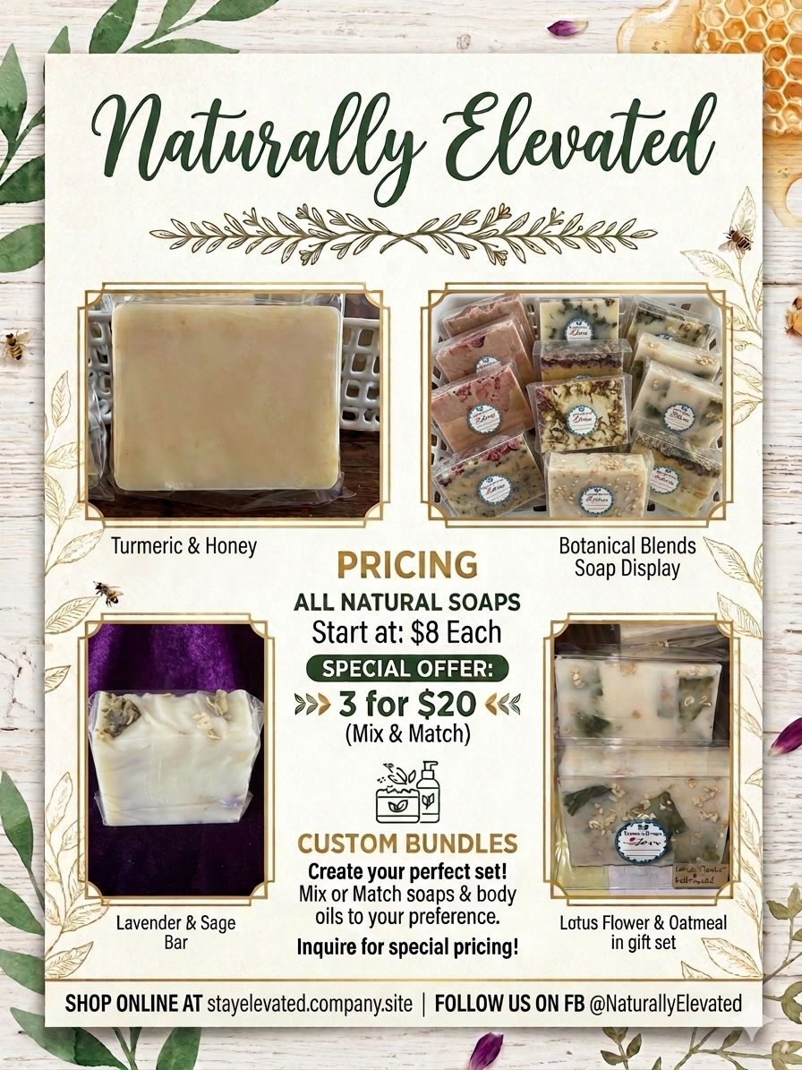 All Natural Artisan Soap collection