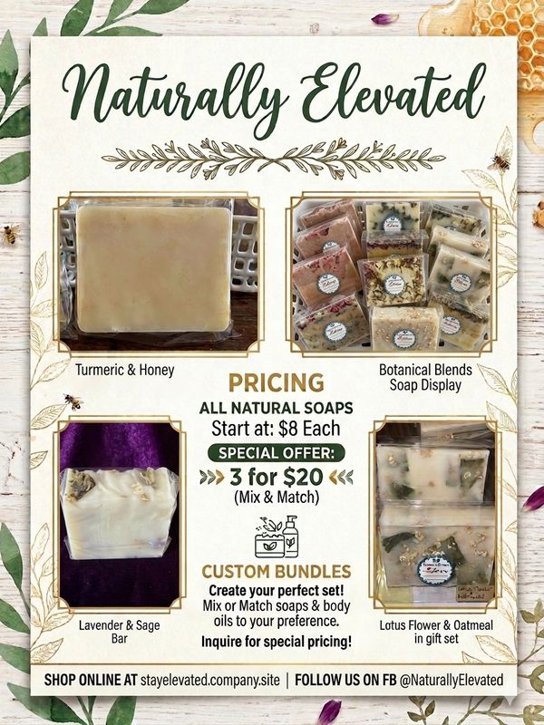 All Natural Artisan Soap collection
