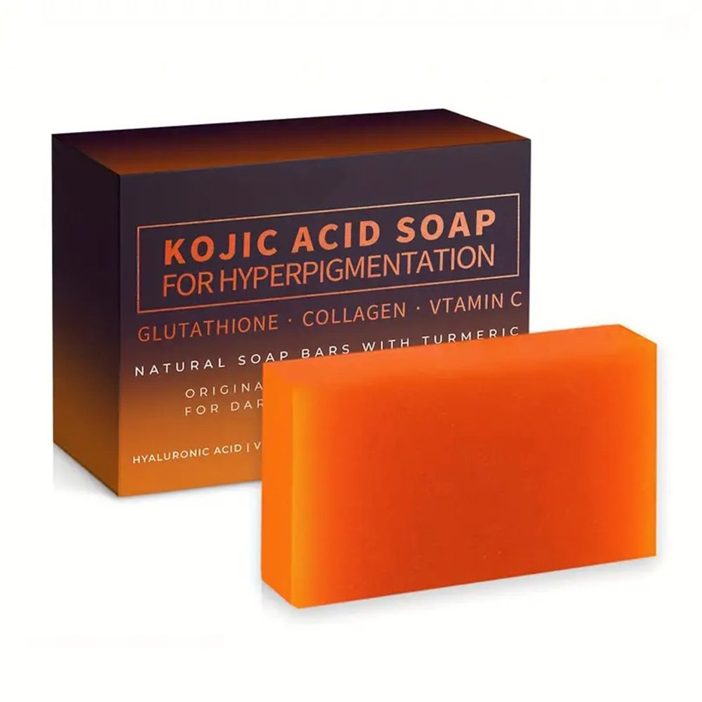 100g Kojic Acid Soap with Vitamin C, Turmeric, Retinol, Shea Butter, and  Vitamin E