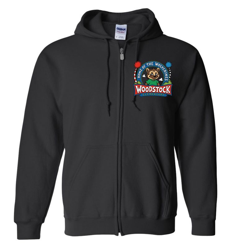 Youth Full Zip Hooded Sweatshirt