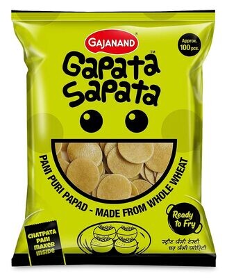 Gapata Sapata Pani Puri Papad (Ready to Fry) with Pani Maker Masala 200g