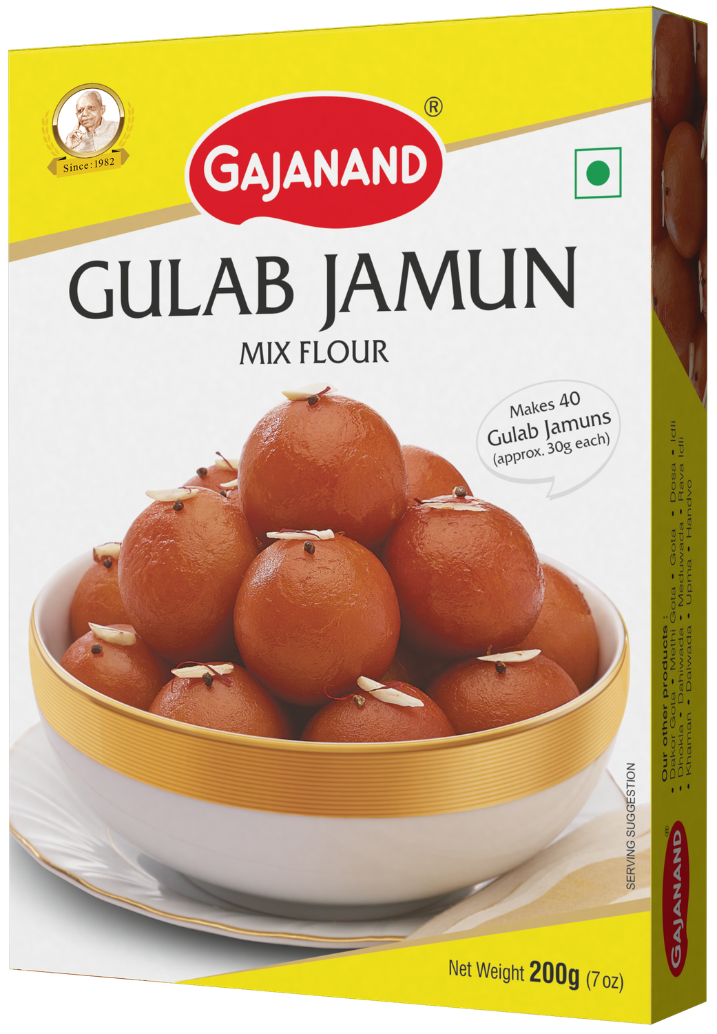 Gajanand Gulab Jamun Mix 200g