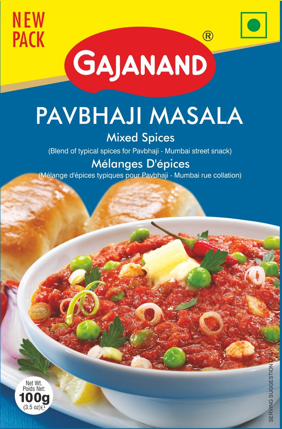 Gajanand Pavbhaji Masala 100g