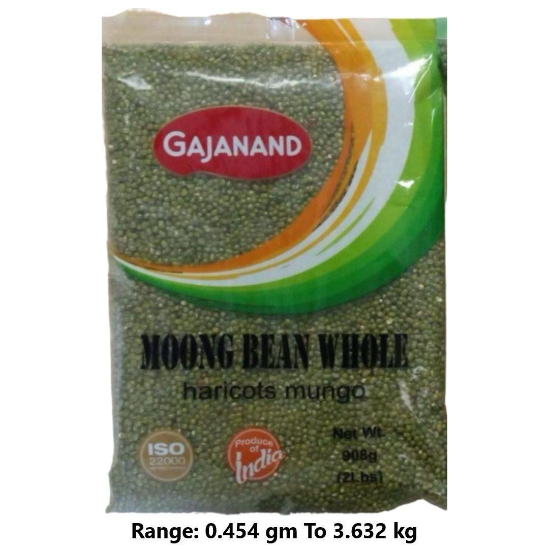 Gajanand Moong Bean Whole 2lb