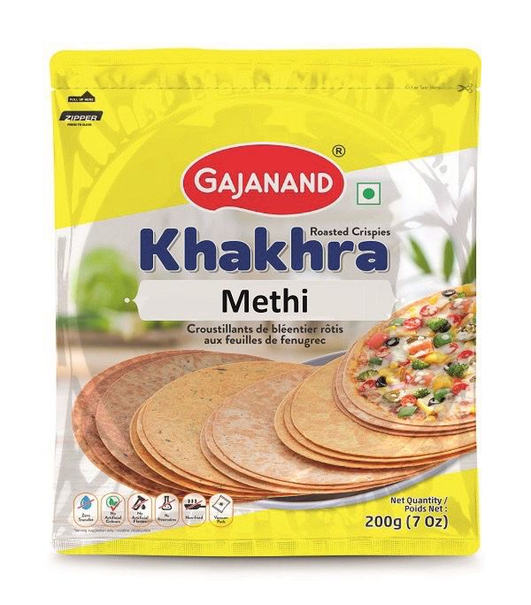 Gajanand Khakhra Methi 200g