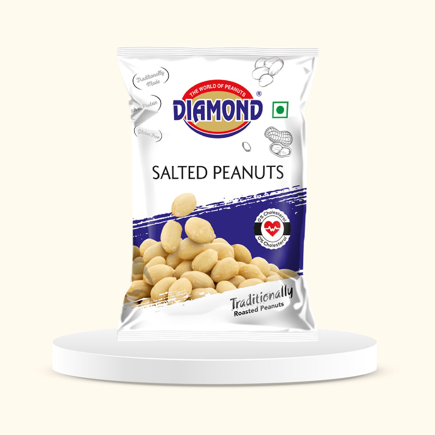 Diamond Roasted Salted Peanut 400g