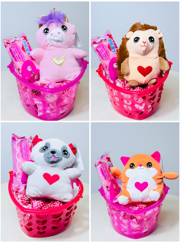 Valentine&#39;s Squishy Pal Candy Basket