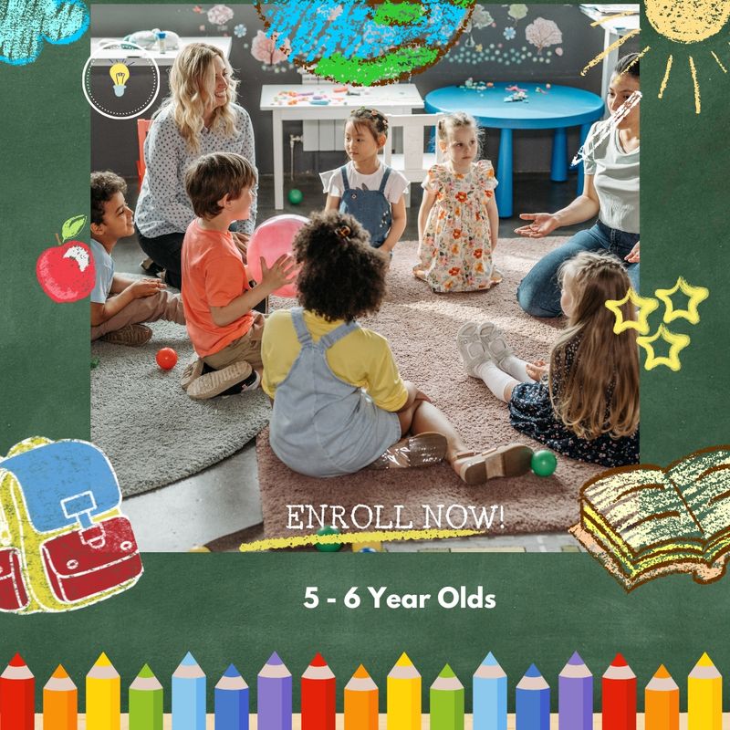 5-6 Years Old - SPRING 2026 Class Enrollment
