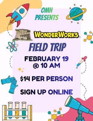 WONDERWORKS EDUCATIONAL FIELD TRIP
