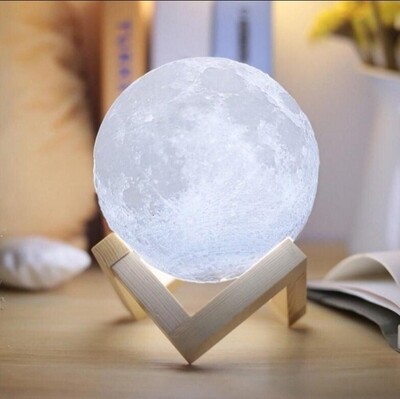 Colour changing moon lamp