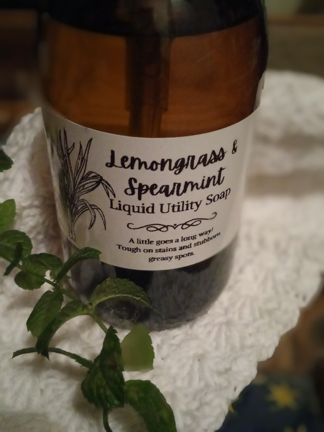 Lemongrass &amp; Spearmint Liquid Soap