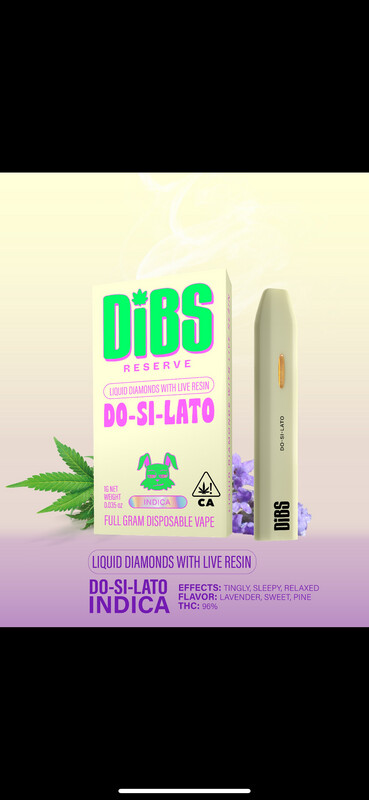 DIBS LIQUID DIAMOND WITH LIVE RESIN DO-SI-LATO