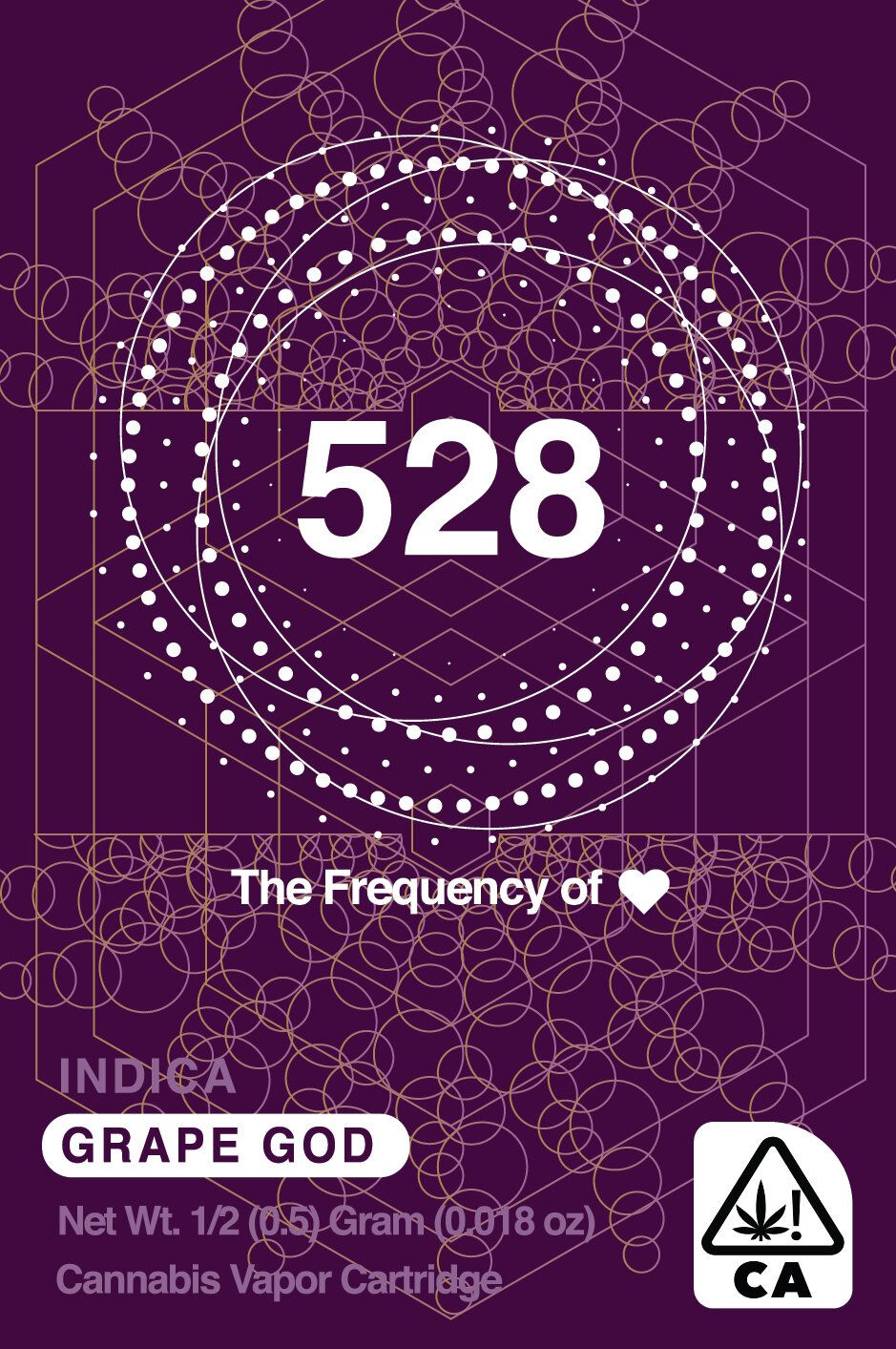 528HZ 1G Cartridge Grape God