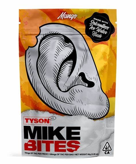 Tyson 2.0 Mike Bites 100mg Gummies Mango