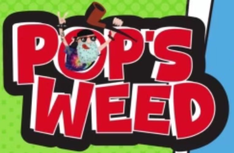 Pop&#39;s Weed 10MG Live Rosin Gummies Peach