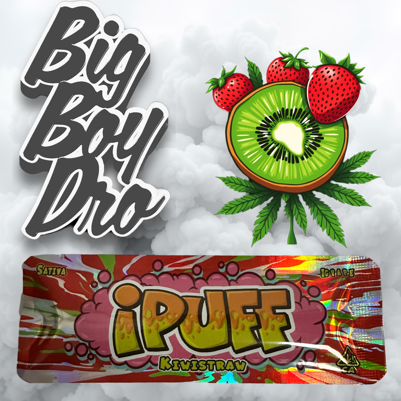 I-PUFF 1G Disposable Vape Kiwi Strawberry