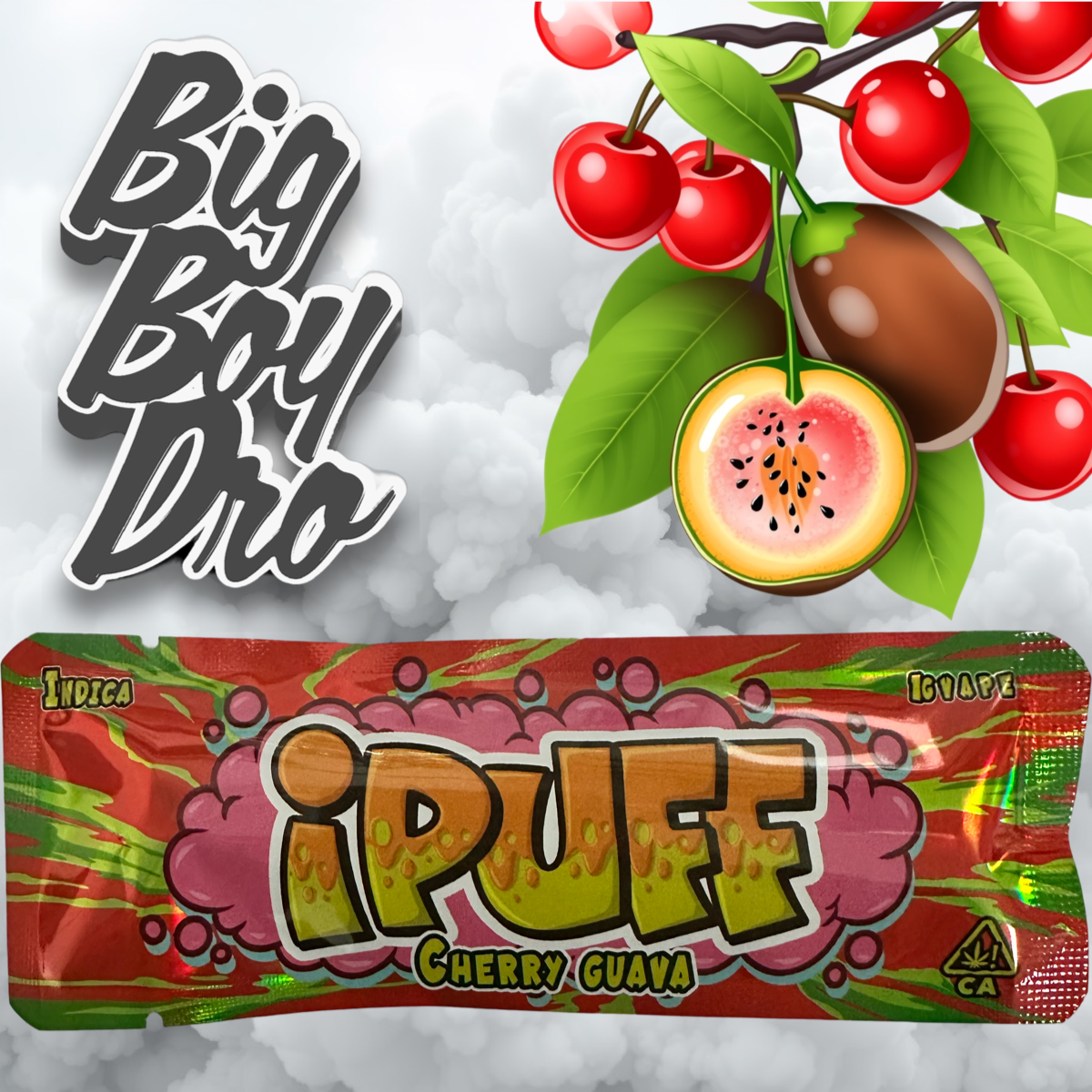 I-PUFF 1G Disposable Vape Cherry Guava