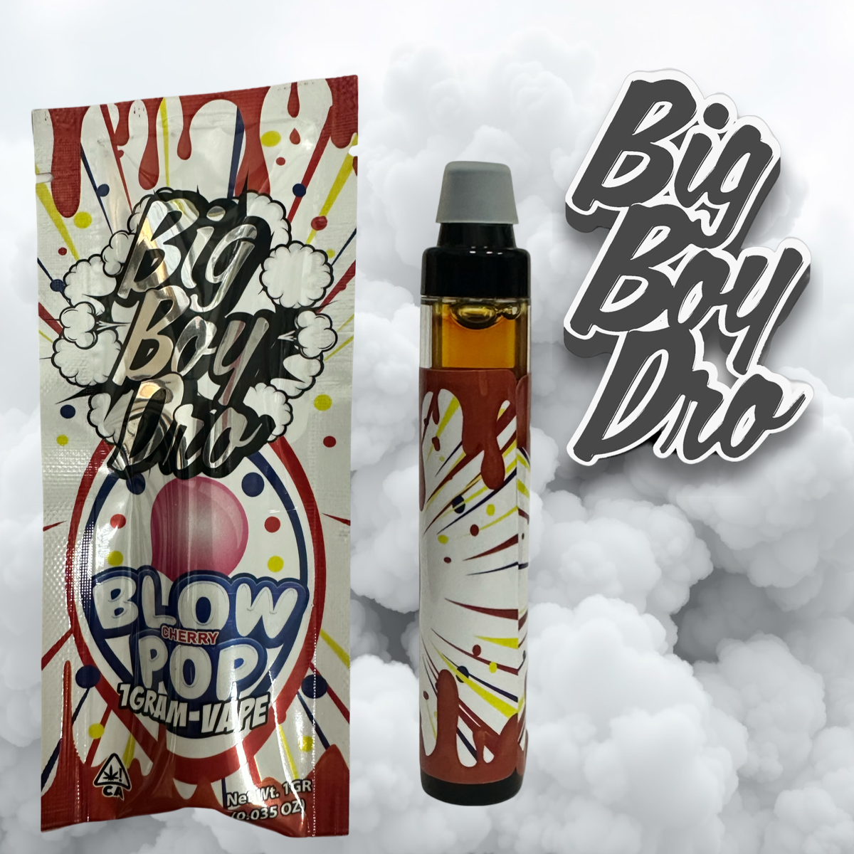 Big Boy Dro 1G Disposable Vape Blow Pop