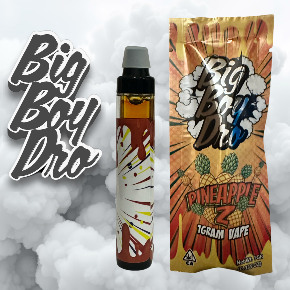 Big Boy Dro 1G Disposable Vape Pineapple Z