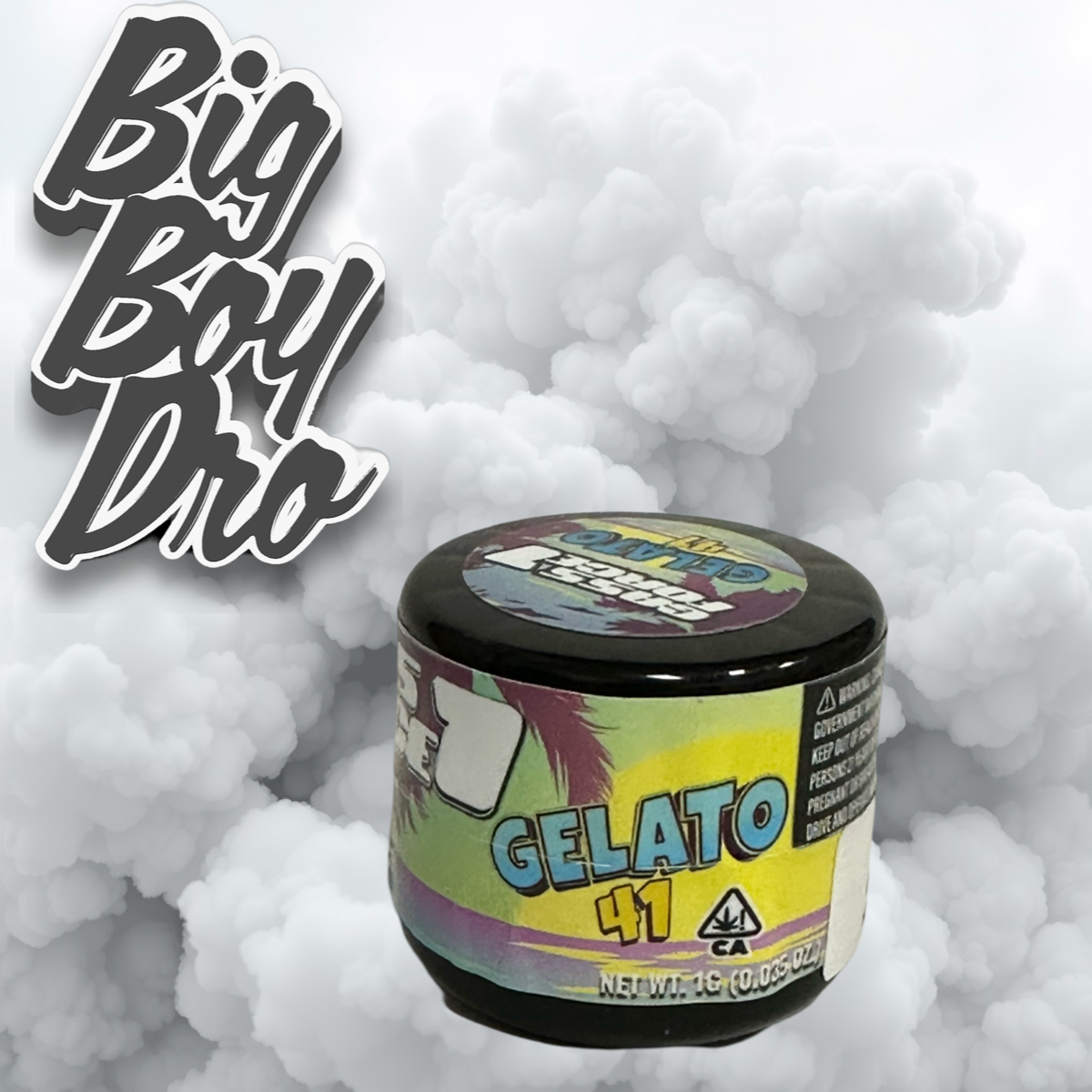 Big Boy Dro Gas Force 1 Gelato 41 Wax 1G